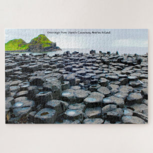 Giant's Causeway Antrim Irland. Jigsaw Puzzle