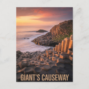 Giants Causeway Feiertagspostkarte