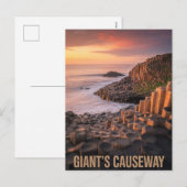 Giants Causeway Feiertagspostkarte (Vorne/Hinten)
