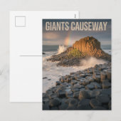 Giants Causeway Feiertagspostkarte (Vorne/Hinten)
