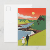 Giants Causeway Feiertagspostkarte (Vorne/Hinten)