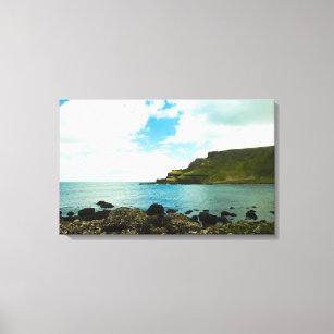 Giants Causeway in Irland Stretched Canvas Print Leinwanddruck