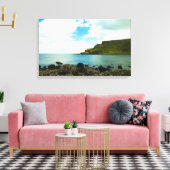 Giants Causeway in Irland Stretched Canvas Print Leinwanddruck (Insitu (Wohnzimmer))