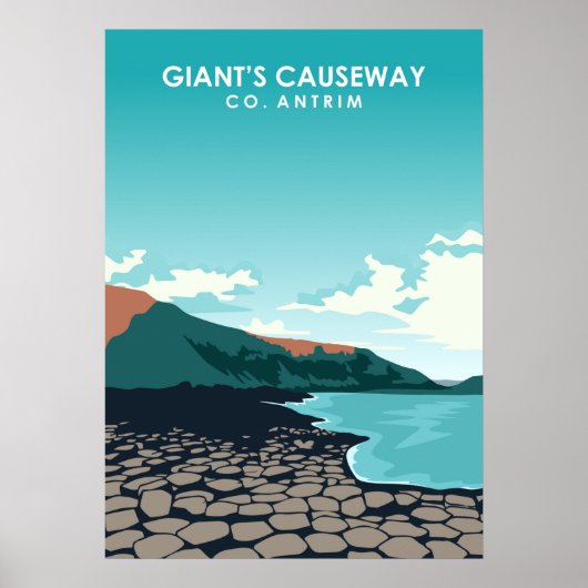 Giant's Causeway Ireland Poster (Vorne)