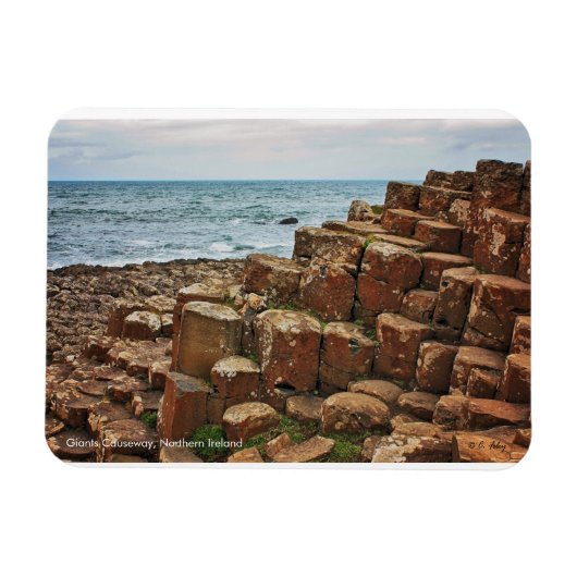Giants Causeway, Irland, Flexi Magnet (Horizontal)