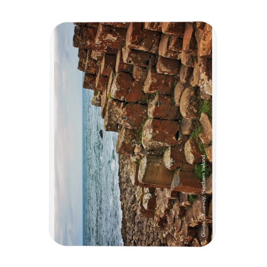 Giants Causeway, Irland, Flexi Magnet (Vertikal)