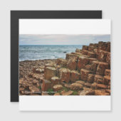 Giants Causeway, Irland, Magnetkarte (Vorne/Hinten)
