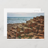Giants Causeway, Irland, Postcard Postkarte (Vorne/Hinten)