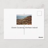 Giants Causeway, Irland, Postcard Postkarte (Rückseite)