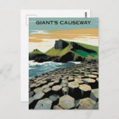 Giant's Causeway Irland Postkarte (Vorne/Hinten)