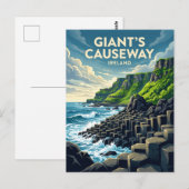 Giant's Causeway Irland Postkarte (Vorne/Hinten)
