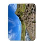 Giants Causeway mit Blue Sky in Nordirland Magnet (Vertikal)