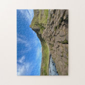 Giants Causeway mit Blue Sky in Nordirland Puzzle (Vertikal)