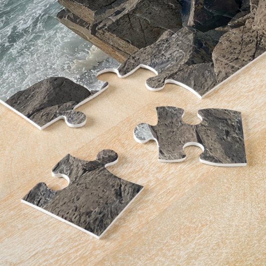 Giants Causeway + Moody Sky in Nordirland Puzzle (Seite)