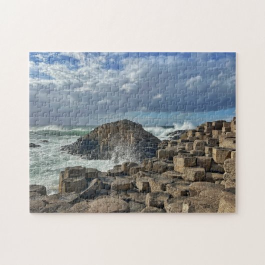 Giants Causeway + Moody Sky in Nordirland Puzzle (Horizontal)