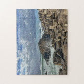 Giants Causeway + Moody Sky in Nordirland Puzzle (Vertikal)