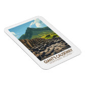 Giant's Causeway Nordirland Illustration Magnet (Rechte Seite)