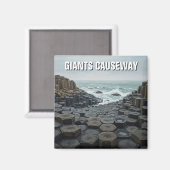Giants Causeway Nordirland Reisen Sunset Magnet (Vorderseite/Rückseite)