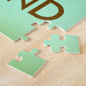 Giants Causeway Northern Ireland Map Reiseplakat Puzzle (Seite)