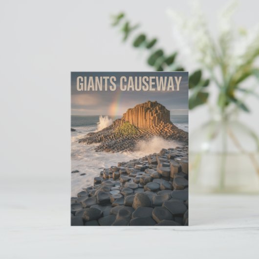 Giants Causeway Postkarte (Stehend Vorderseite)
