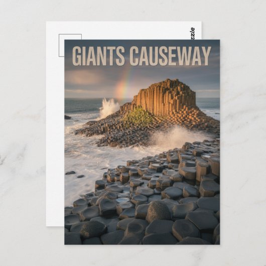 Giants Causeway Postkarte (Vorne/Hinten)