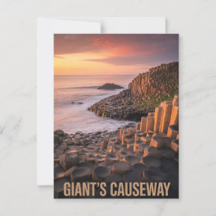 Giants Causeway Postkarte