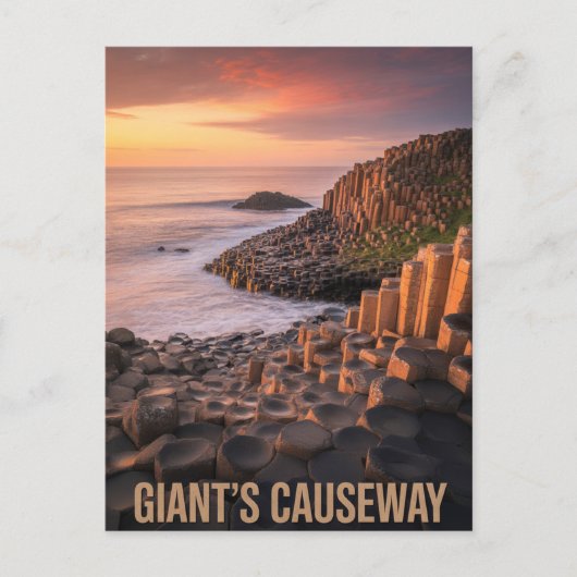 Giants Causeway Postkarte (Vorderseite)