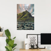 Giants Causeway Travel Poster (Heimbüro)
