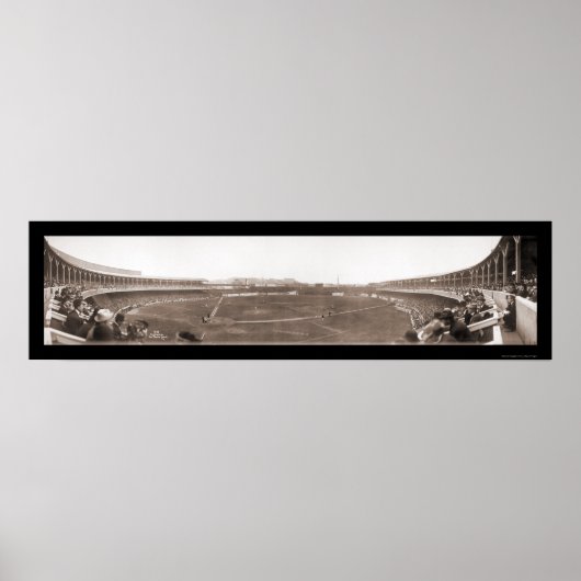 Giants Polo Grounds Baseball Foto 1910 Poster (Vorne)