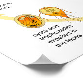 Giardia Life Cycle Parasite Poster (Ecke)