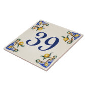 Giardino dei Limoni – House Number Ceramic Tile Fliese (Seite)