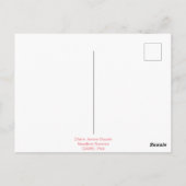 GIAWIL Pink Postkarte (Rückseite)