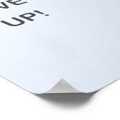 Gib auf! poster (Ecke)