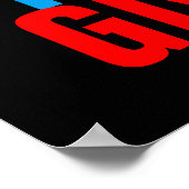 Gib Basketball nie Motivierend auf Poster (Ecke)