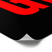 Gib Basketball nie Motivierend auf Poster (Ecke)