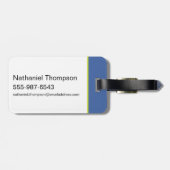 Gib Batman nie auf, der mit Grafik läuft Gepäckanhänger (Rückseite horizontal)