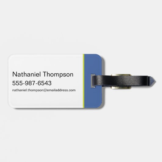 Gib Batman nie auf, der mit Grafik läuft Gepäckanhänger (Rückseite horizontal)