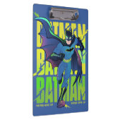 Gib Batman nie auf, der mit Grafik läuft Klemmbrett (Rechts)