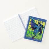 Gib Batman nie auf, der mit Grafik läuft Notizblock (Innenseite)
