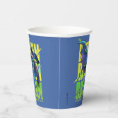 Gib Batman nie auf, der mit Grafik läuft Pappbecher (Rechts)