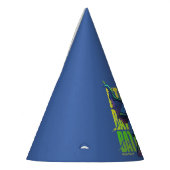 Gib Batman nie auf, der mit Grafik läuft Partyhütchen (Links)