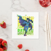 Gib Batman nie auf, der mit Grafik läuft Serviette (Beispiel)