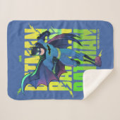 Gib Batman nie auf, der mit Grafik läuft Sherpadecke (Vorderseite (Horizontal))