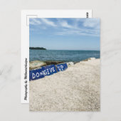 "Gib bei der Einlegen in die Schachtel nicht auf S Postkarte (Vorne/Hinten)