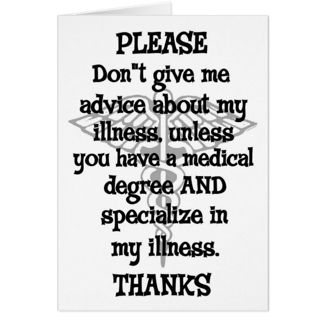 Gib bitte keinen Rat (Vorne)