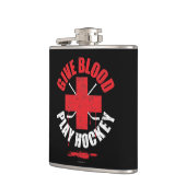 Gib Blood Play Hockey Flachmann (Links)