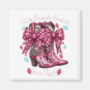Gib Brustkrebs den Laufpass Nk Cowgirl Western Tee Magnet