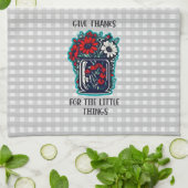 Gib Dankeschön Kitchen Teetuch Geschirrtuch (Gefaltet)