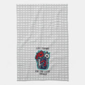 Gib Dankeschön Kitchen Teetuch Geschirrtuch (Vertikal)