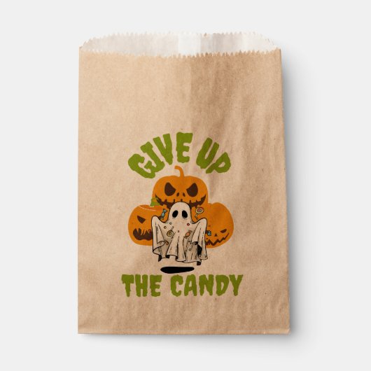 Gib das Kandy Halloween auf! Geschenktütchen (Vorderseite)